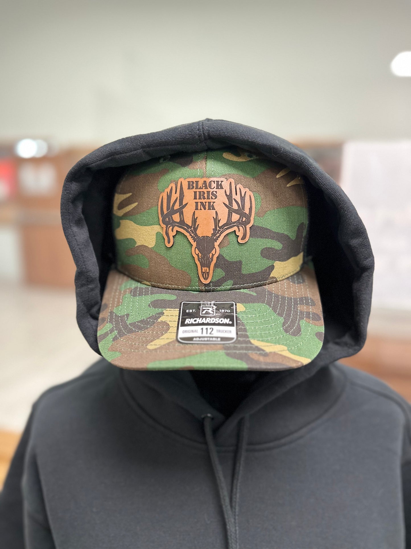 Black Iris Ink Trucker Hats