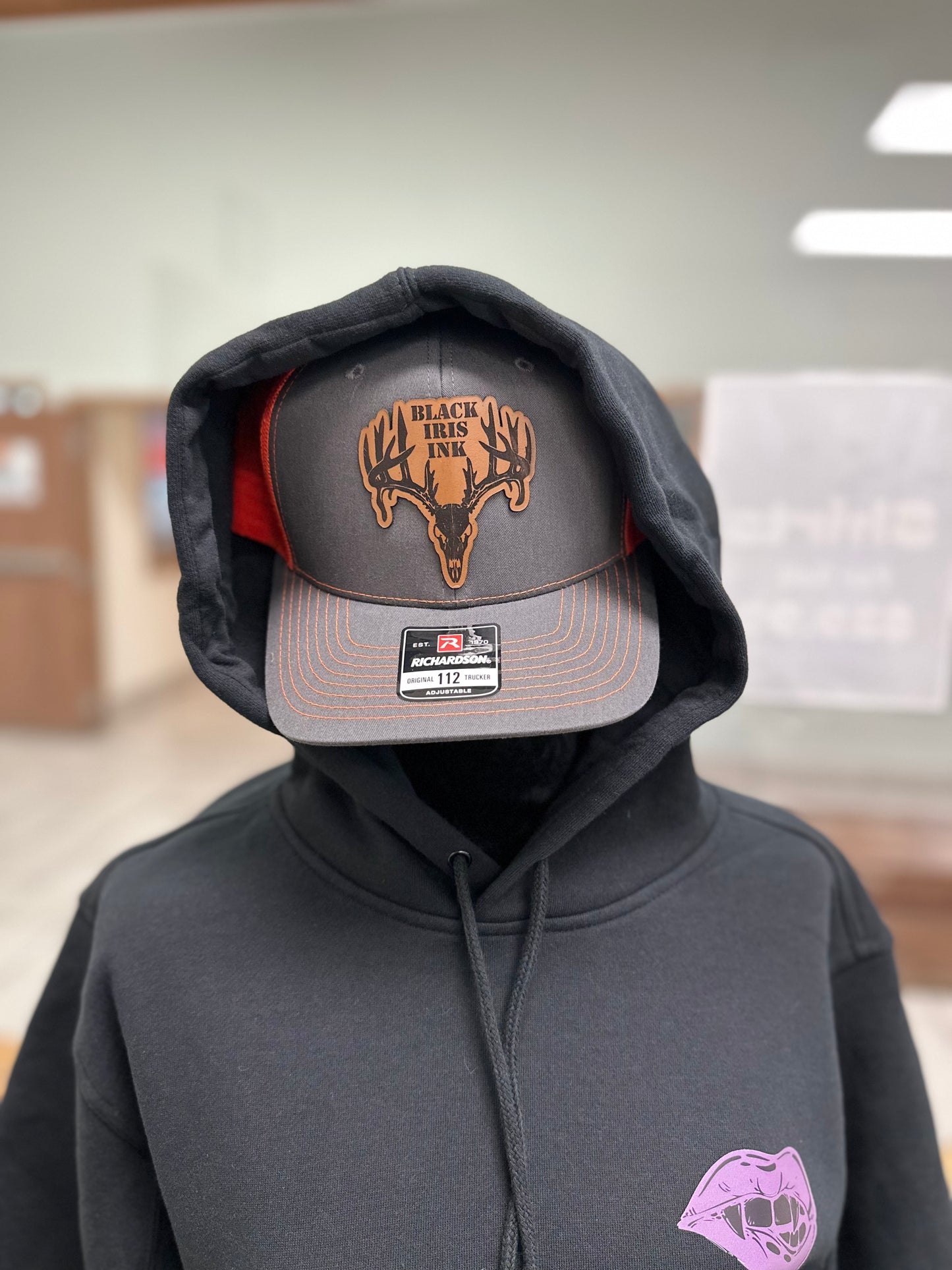 Black Iris Ink Trucker Hats