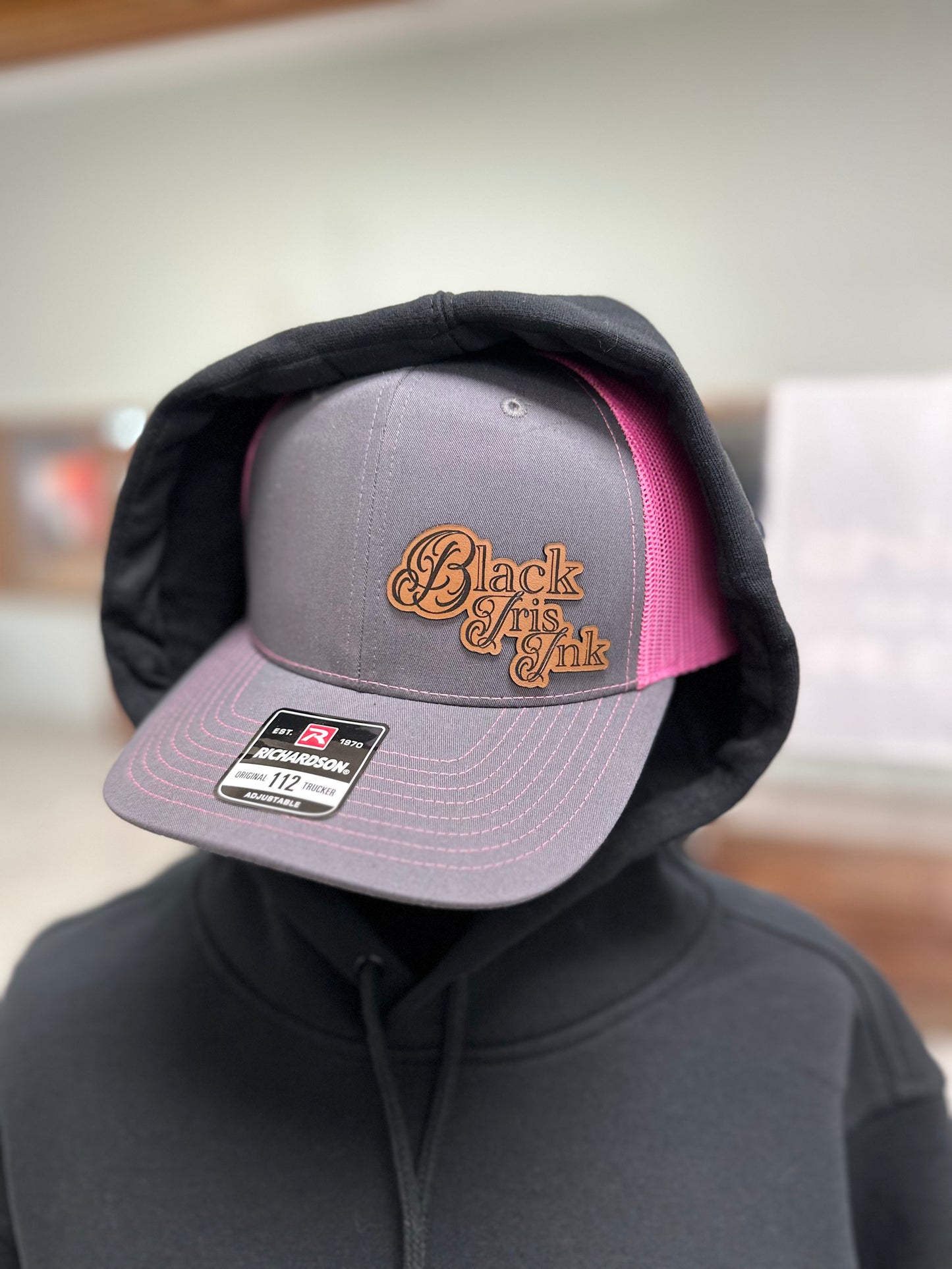 Black Iris Ink Trucker Hats