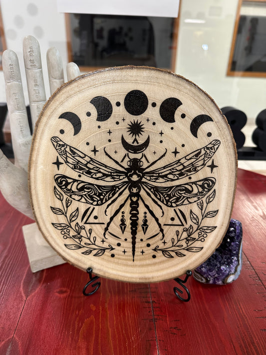 Moons and Dragonfly, Wall Art