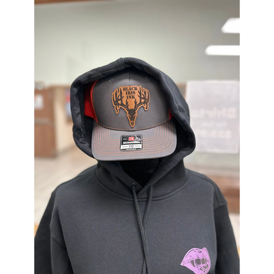 Black Iris Ink Trucker Hats (Deer Skull Logo)