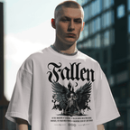 Lifestyle White Bold graphic t-shirt The Fallen