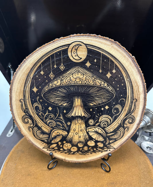 Magical Mushroom Night, Wall Art