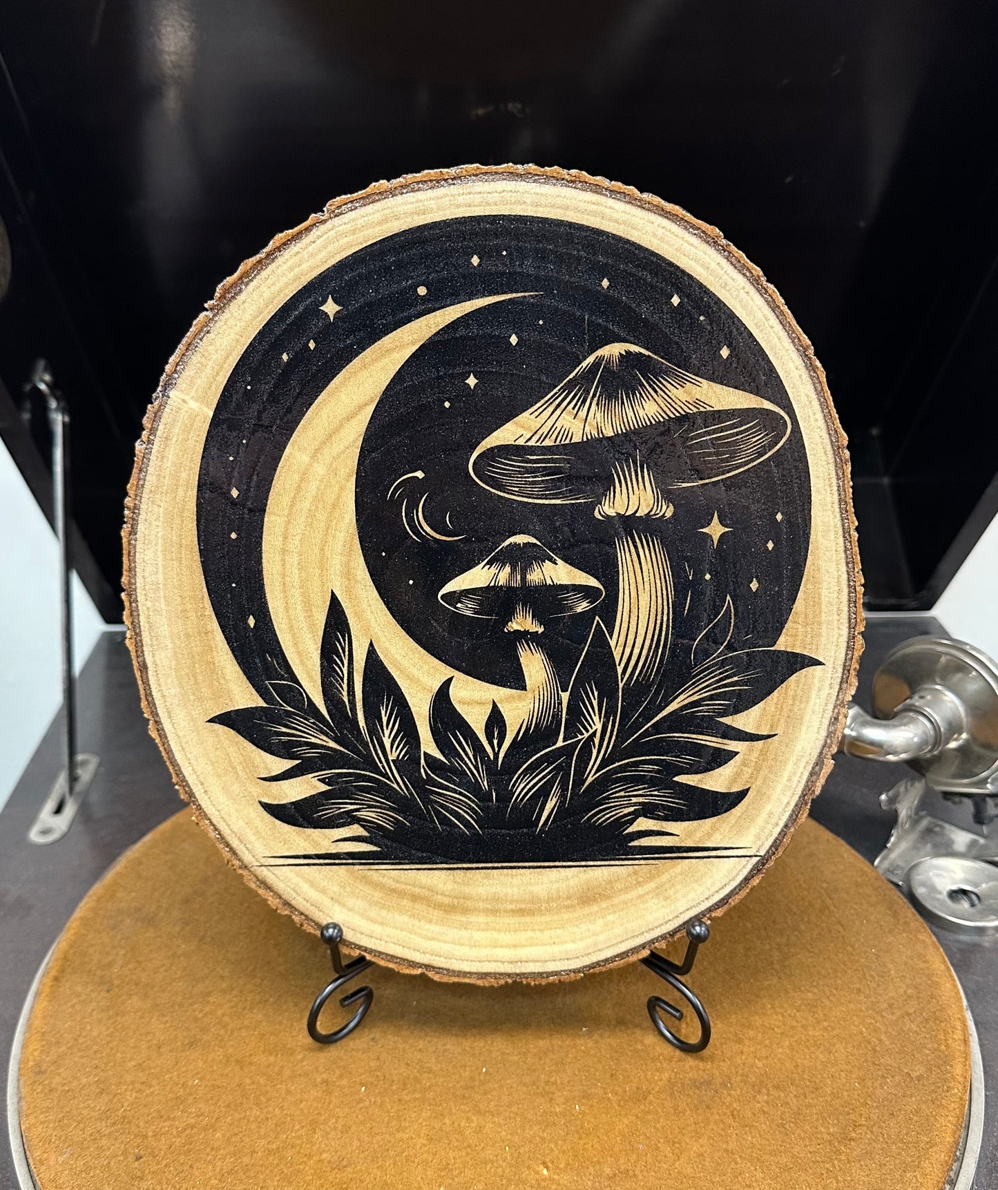 Moon and Mushrooms, Wall Art
