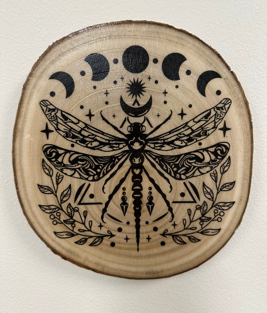 Moons and Dragonfly, Wall Art