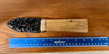 Wooden Handle (Birch) Obsidian Knife Twins