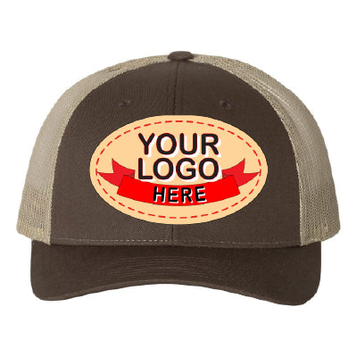 Custom Hat with Leather Patch