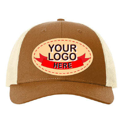 Custom Hat with Leather Patch