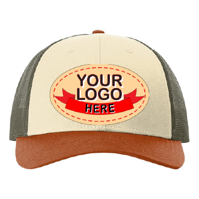 Custom Hat with Leather Patch