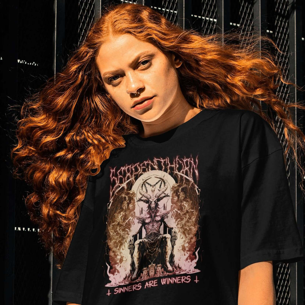 Person wearing a Black Serpenthorn T-Shirt