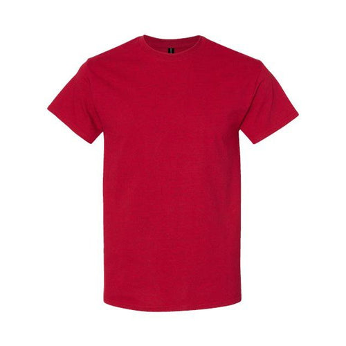 Red t-shirt on a white background