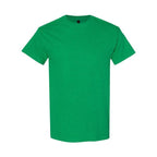 Green t-shirt on a white background