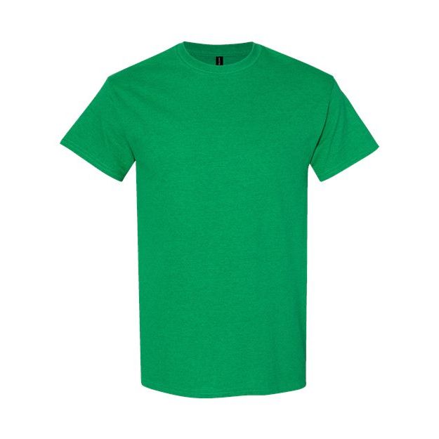 Green t-shirt on a white background
