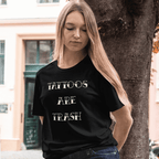Front View Tattoos Are Trash T-Shirt Black