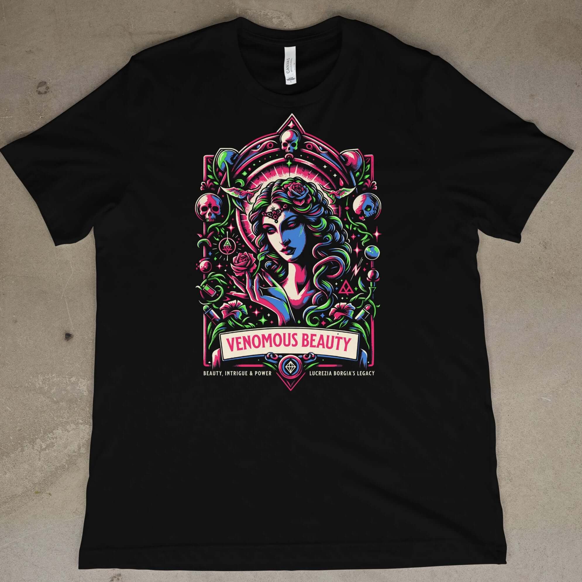 Black Venomous Beauty t-shirt original design 