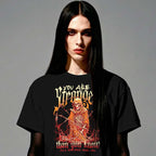 Person wearing a Black Stronger T-Shirt