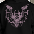 Close Up - Black heavyweight 13 oz. Hoodie with original design 
